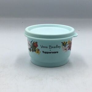 Tupperware Vera Bradley Floral Pale Green Lunch BPA FREE